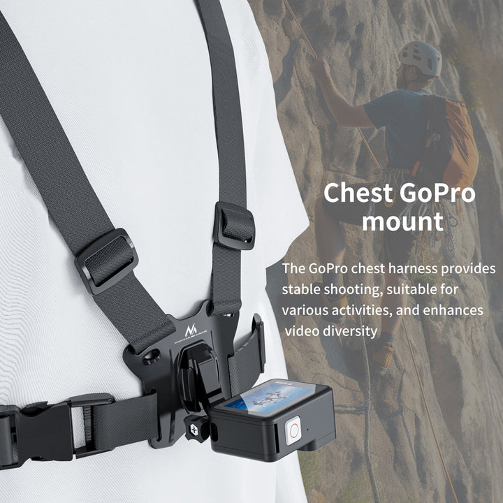 Maclean Sports Phone Harness, universal, für Handy, Kamera, GoPro und andere Kameras, schwenkbare Halterung, MC-294