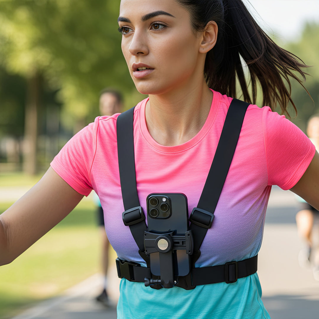 Maclean Sports Phone Harness, universal, für Handy, Kamera, GoPro und andere Kameras, schwenkbare Halterung, MC-294