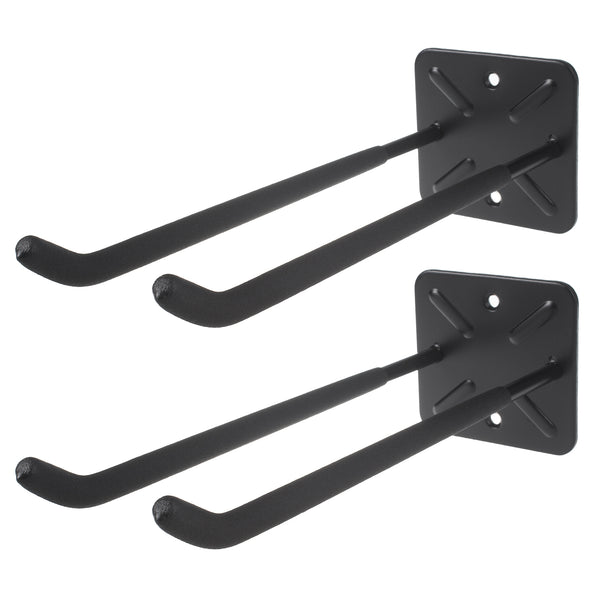 2er Set Maclean Wandhalterungen für Werkzeuge Räder Leiter Fahrrad Stahl max. Belastung 70kg