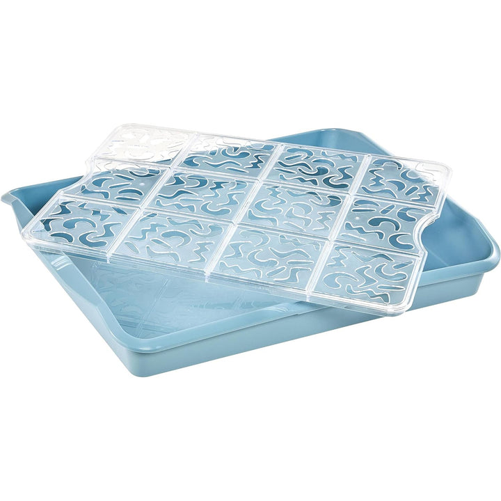 Keeeper Party Butler Kuchenbehälter 45x35x11cm blau