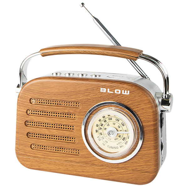 Tragbares analoges AM/FM-Bluetooth-Radio RA3 Batterie- und Netzstromversorgung Blow
