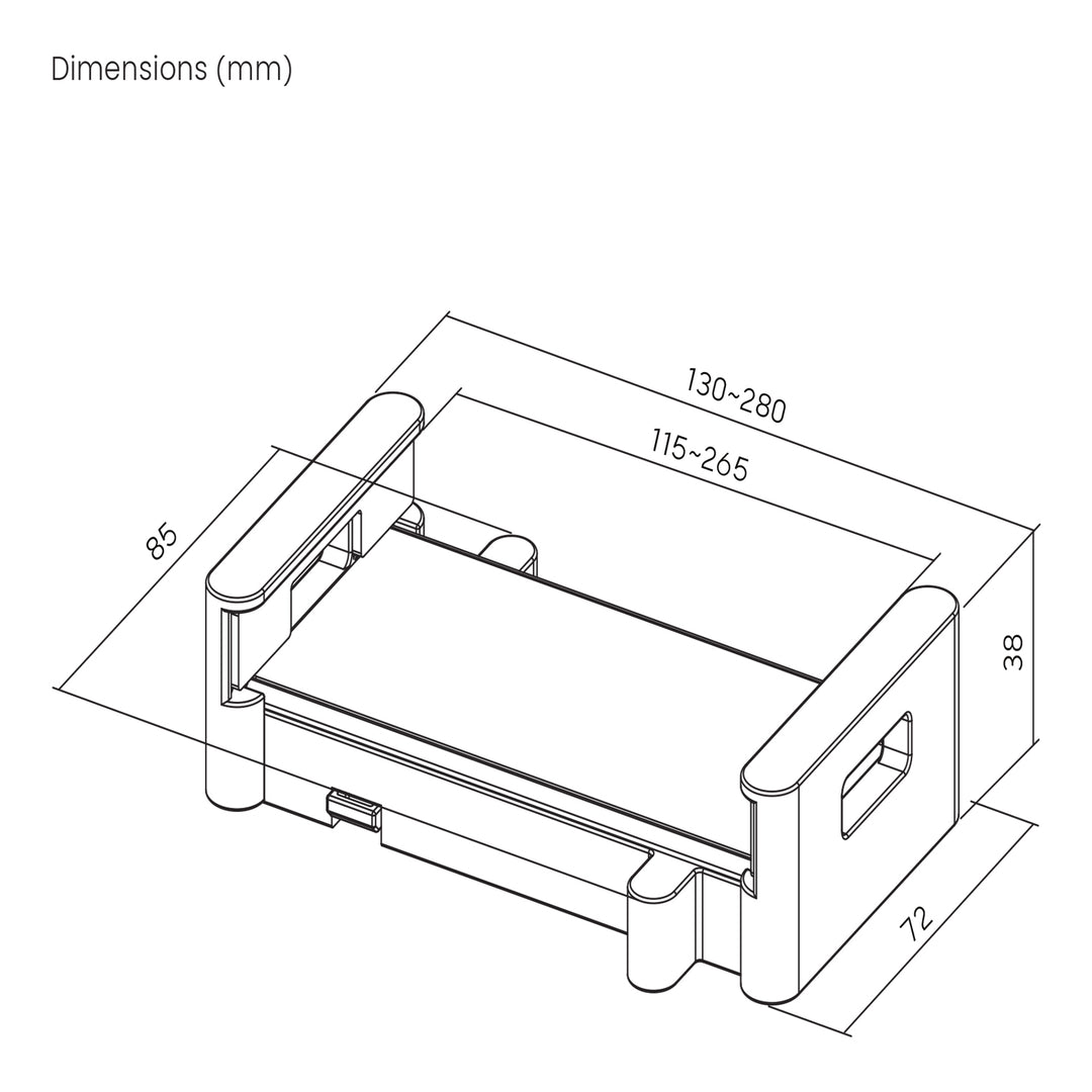 Universal-Tablet-Halterung für VESA-Halterungen Maclean MC-991 für Tablets 4,7-15 Zoll