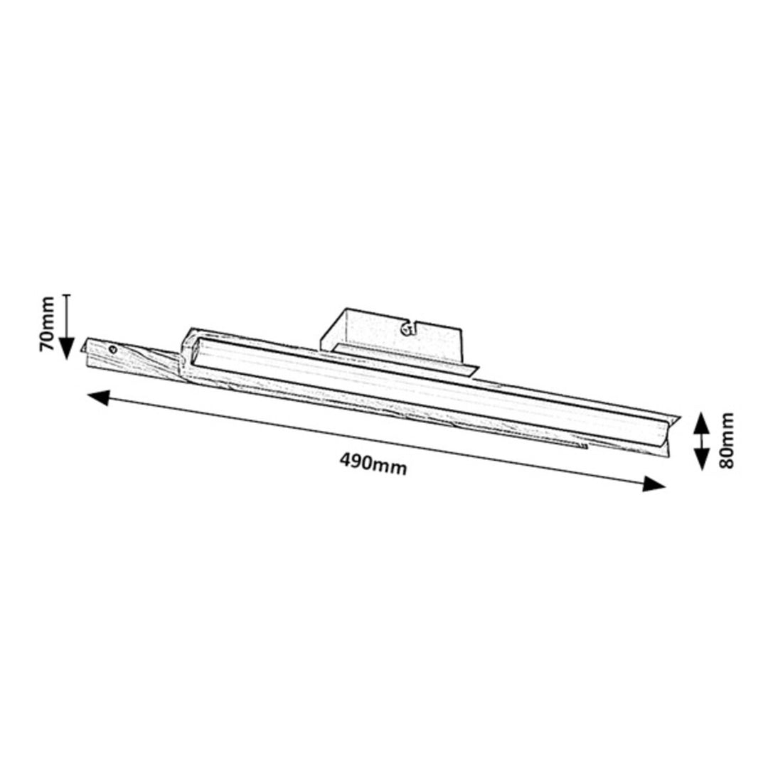 Rabalux, Wandleuchte, Innenleuchten LED 12W, warmweiß, Remiel