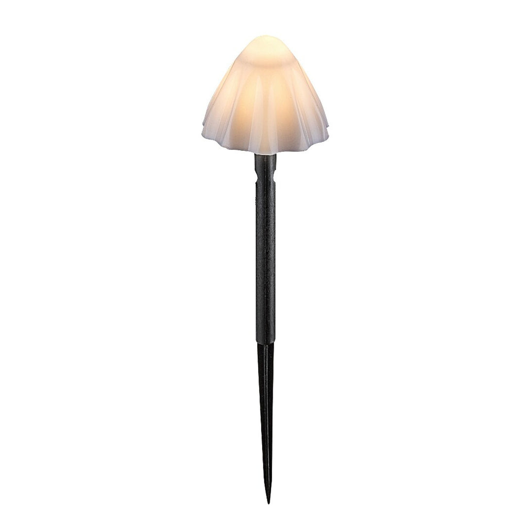 Rabalux Solarleuchten, 10 Leuchten, LED, IP44, pilzförmiger Schirm, Skadar