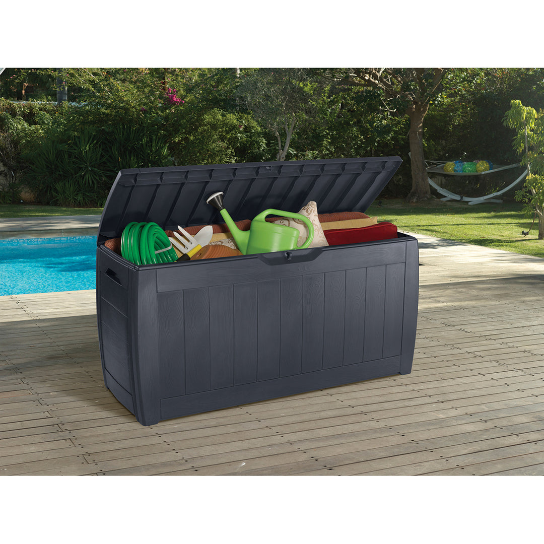 Keter Gartenbox, Aufbewahrungsbox 270l, graphit, Hollywood