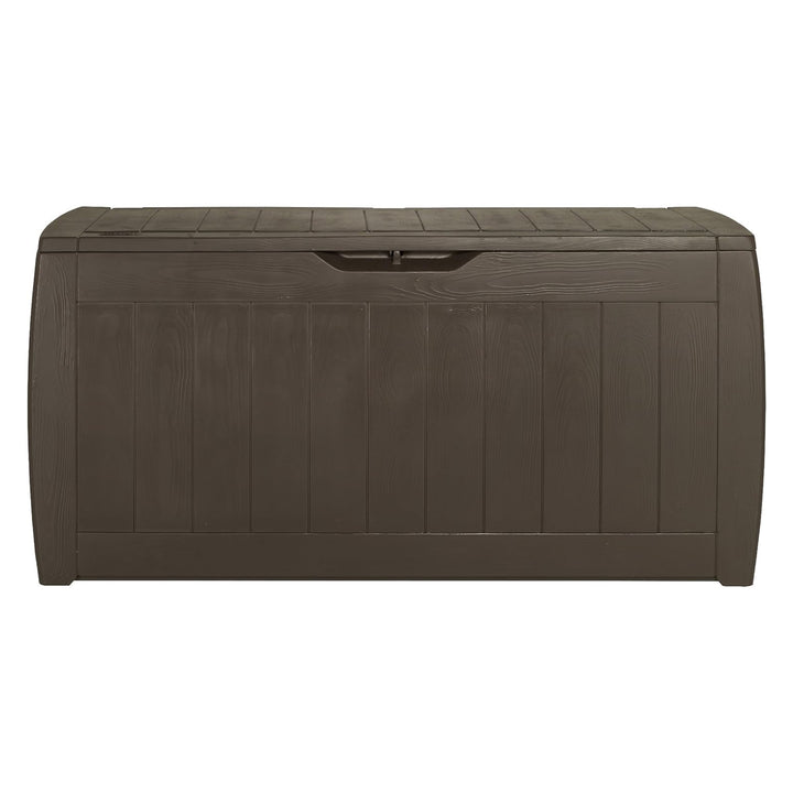 Keter Gartenbox, Aufbewahrungsbox, Fassungsvermögen 270l, braun, Hollywood