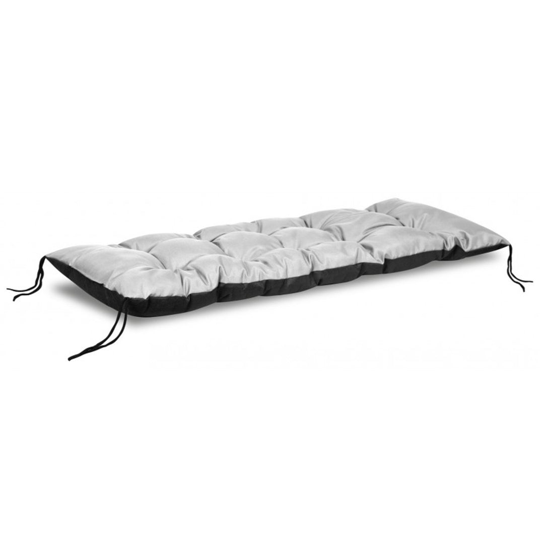 Europallet Gartenbank Kissen hellgrau 120x40 cm