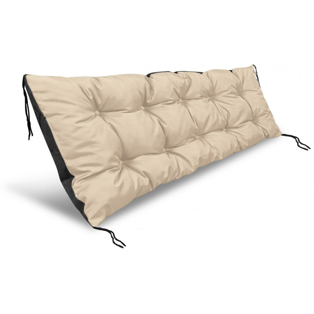 Gartenbankkissen von europallets beige 120x40 cm
