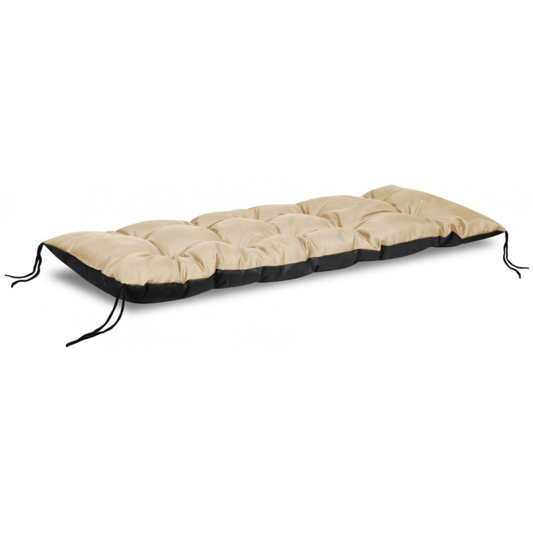 Gartenbankkissen von europallets beige 120x40 cm