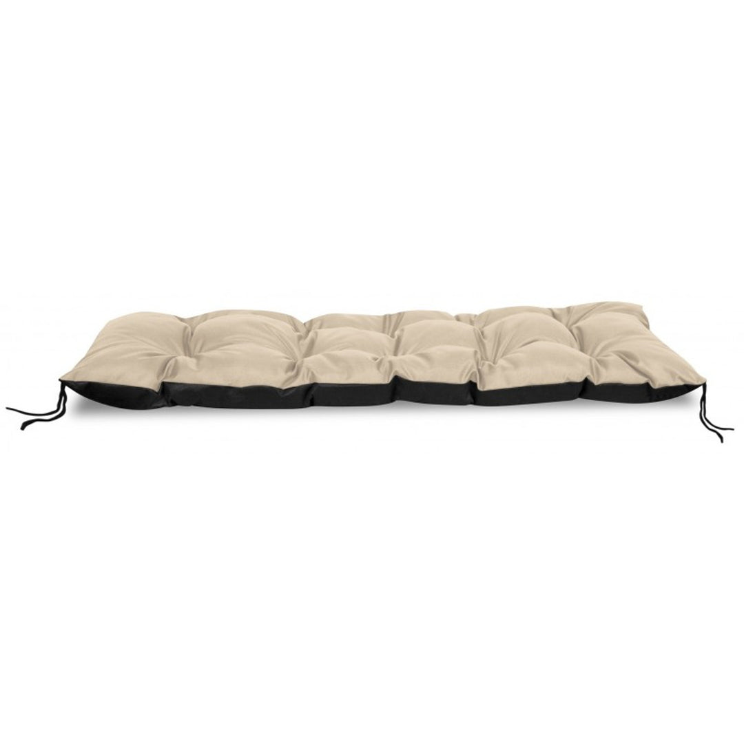 Gartenbankkissen von europallets beige 120x40 cm