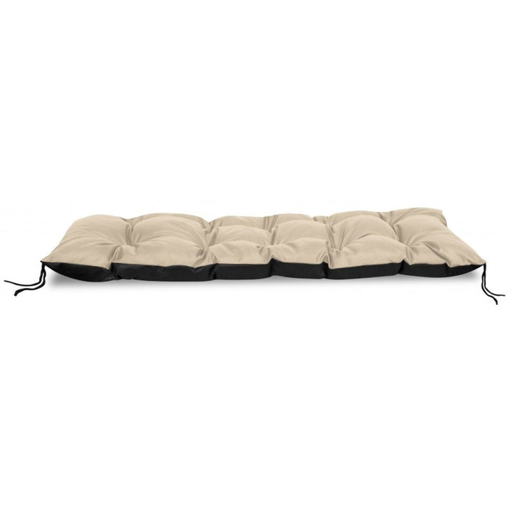 Gartenbankkissen von europallets beige 120x40 cm