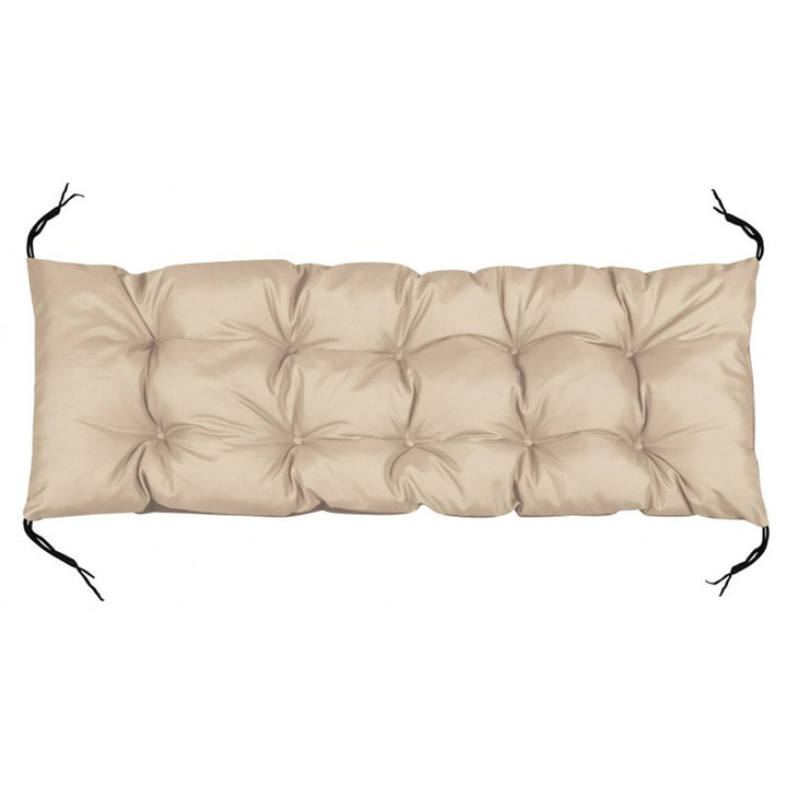 Gartenbankkissen von europallets beige 120x40 cm