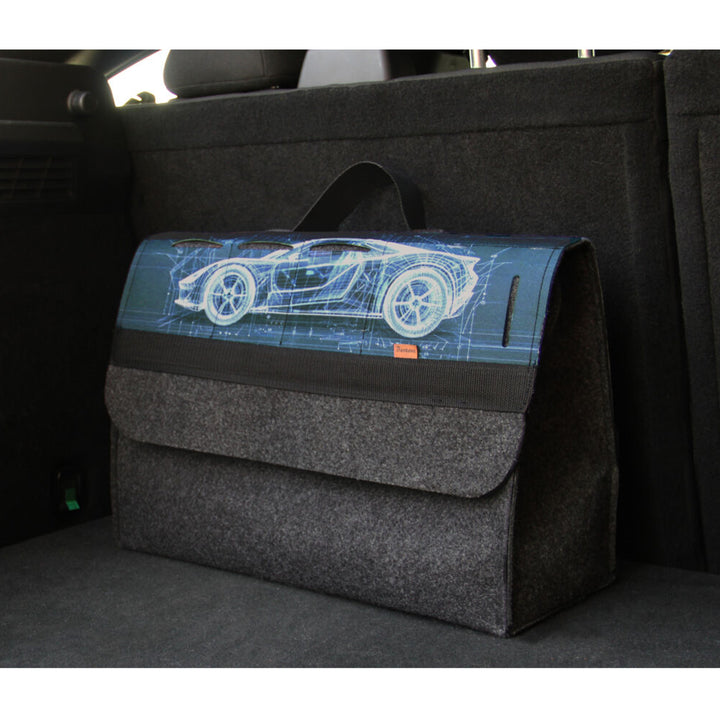 Arco Design Tasche, Kofferraum-Organizer, 46x20cm, B-LUX Automotive