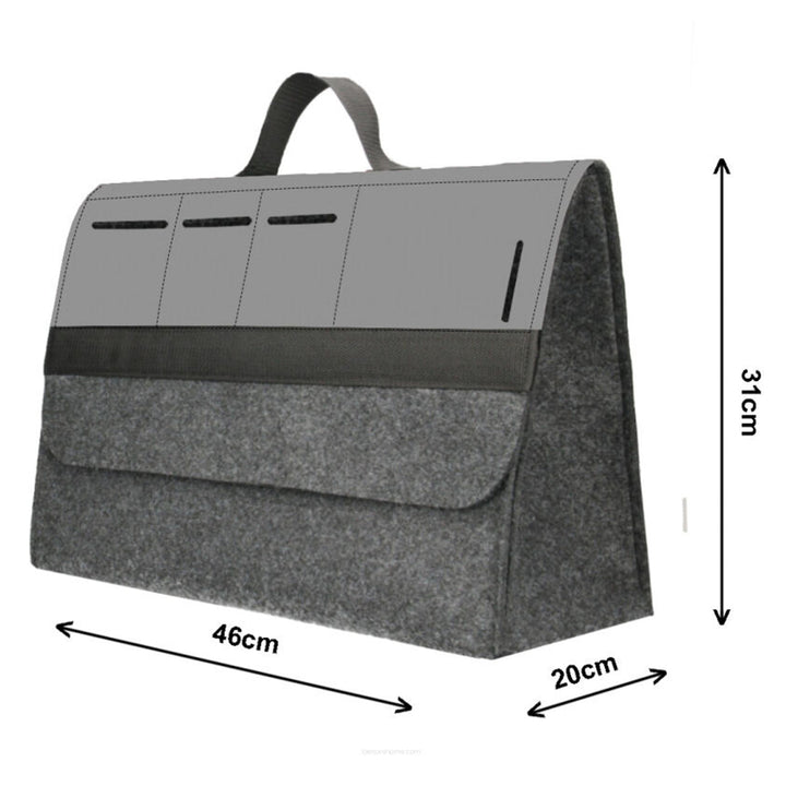 Arco Design Tasche, Kofferraum Organizer, 46x20cm, B-LUX Oldtimer