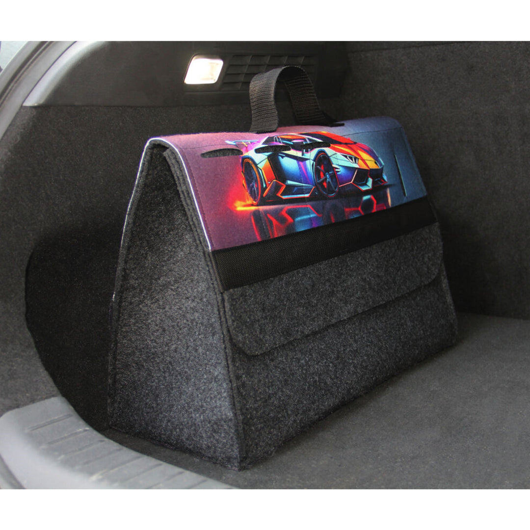 Arco Design Tasche, Kofferraum Organizer, 46x20cm, B-LUX Racing