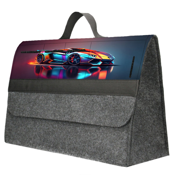 Arco Design Tasche, Kofferraum Organizer, 46x20cm, B-LUX Racing