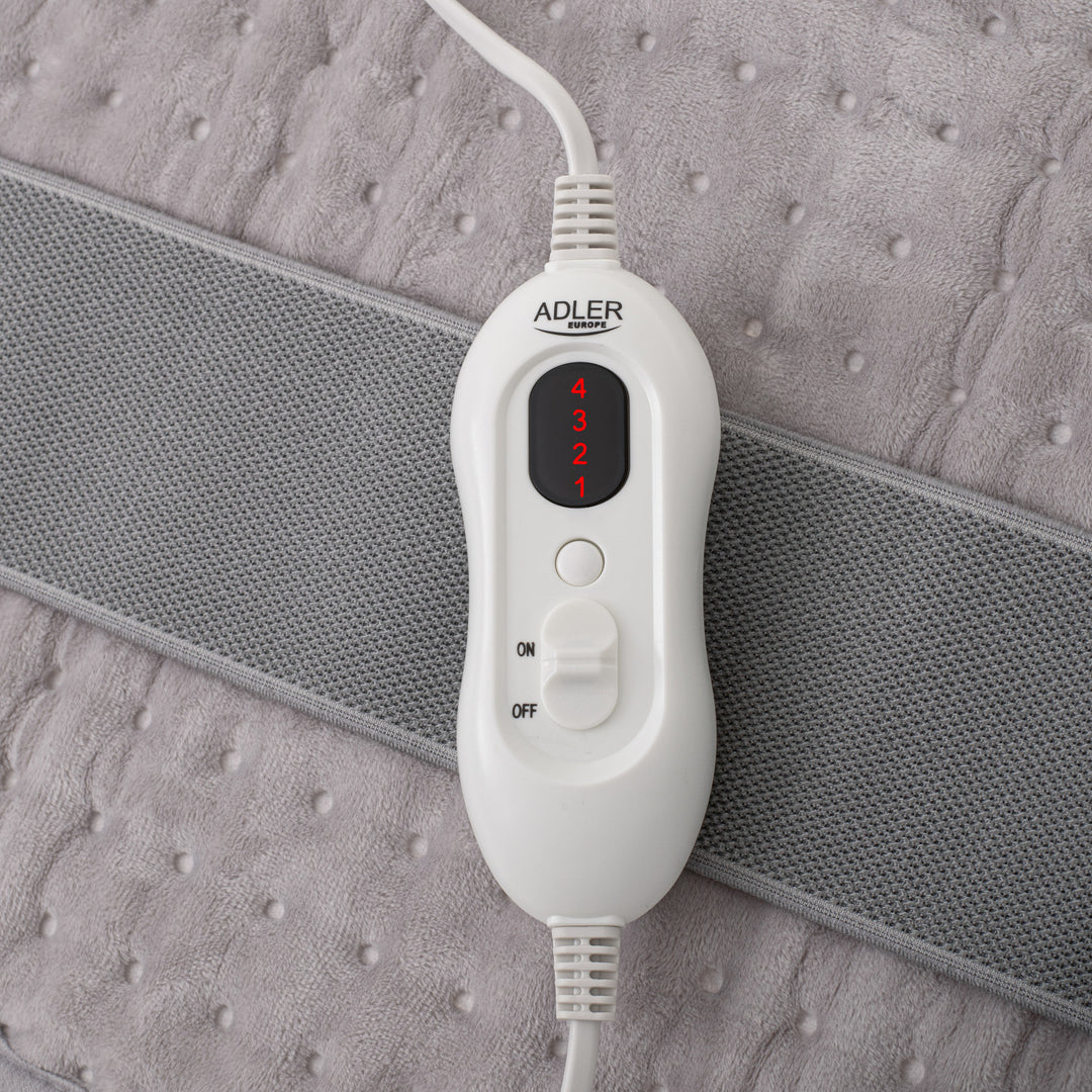 Adler Lendenheizgürtel, 4 Temperaturstufen, Leistung 100W, LCD-Fernbedienung, AD 7437