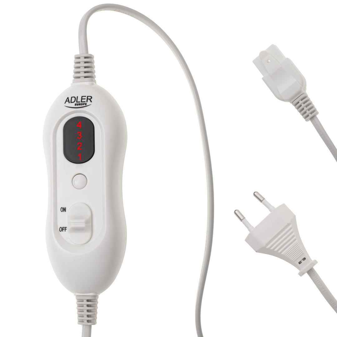 Adler Lendenheizgürtel, 4 Temperaturstufen, Leistung 100W, LCD-Fernbedienung, AD 7437
