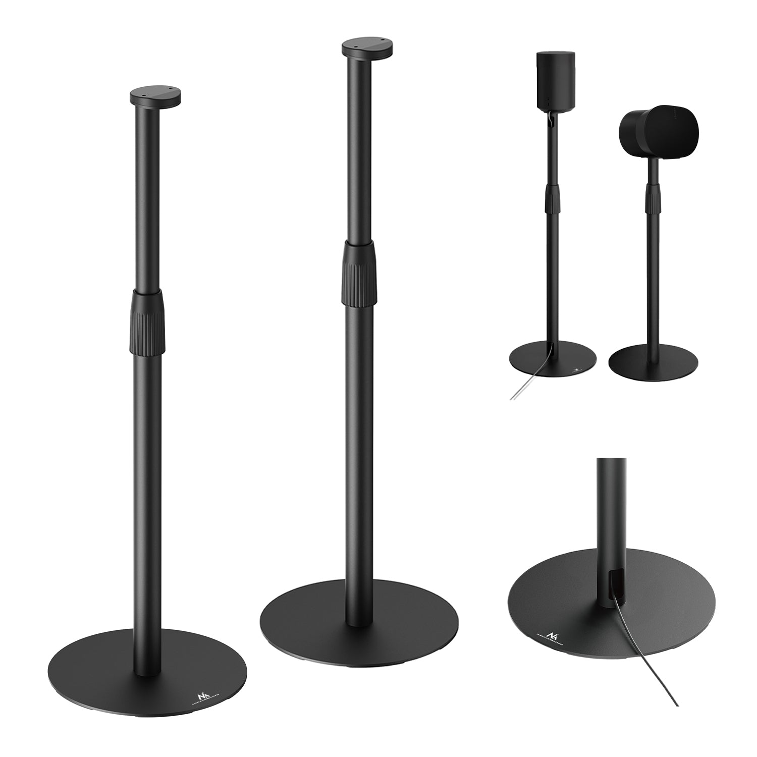 Maclean MC-896 Speaker Floor Stand Compatible With  Produktbild-Vorschau 2