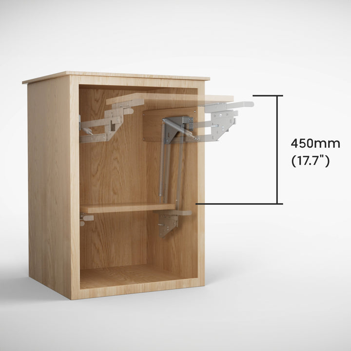 Lift, ausziehbares Einbau-Küchenregal 5-20kg. 820x168x106mm MC-497