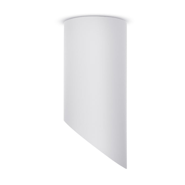 Maclean Aufbauspot / Aufbaustrahler,  rund, Aluminium, GU10, 55x130mm, weiß, MCE360 W