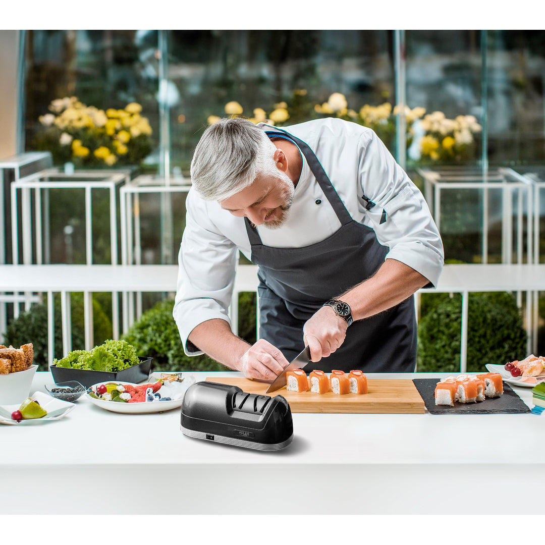 Elektrischer Messerschärfer Adler, Leistung 60 W, 2-Stufen-System AD 4508