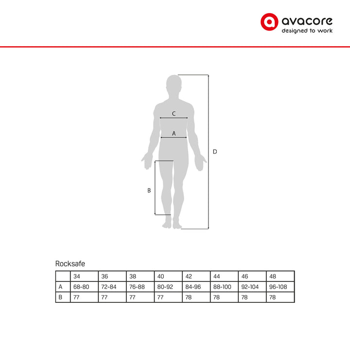 Avacore Hose, Stretch, Damen, Größe 38, Rocksafe Arbeitshose