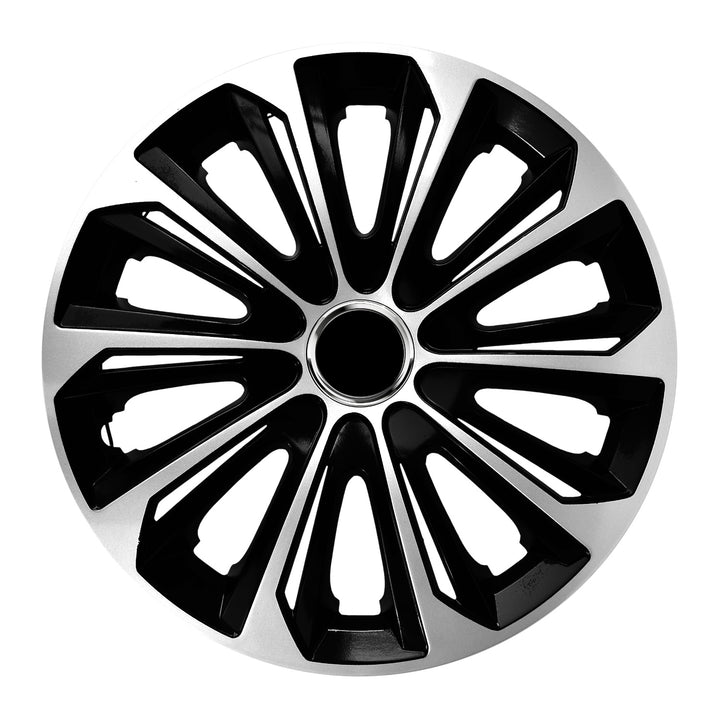 Universal Radkappe 15" NRM Extra Strong silber/schwarz 1 Stück