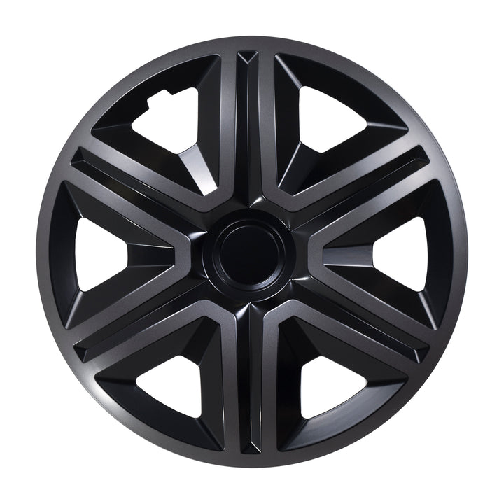 NRM Action 15" Universal Radkappe Doublecolor graphit schwarz 1 Stück
