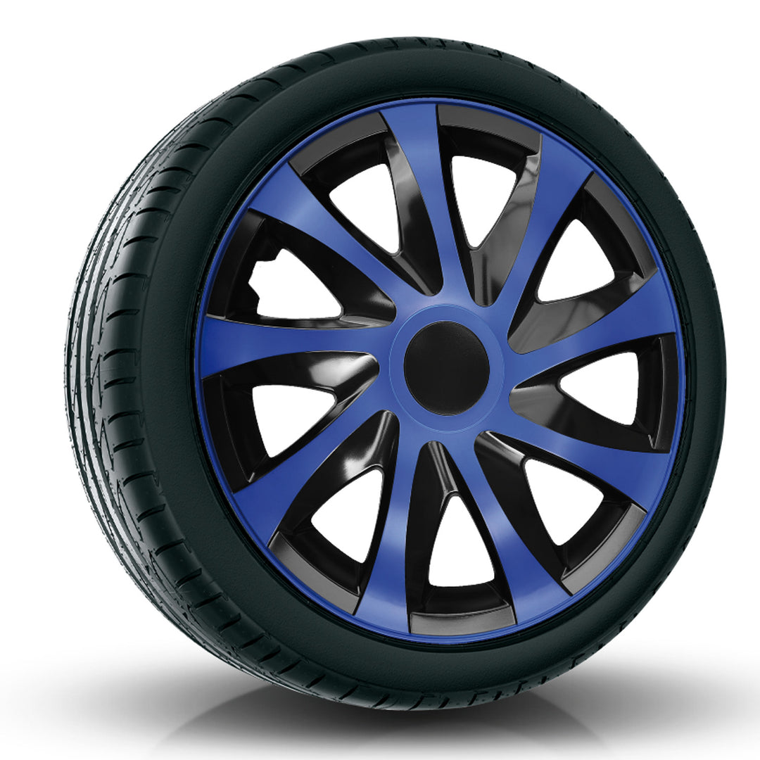 Universal Radkappe 13" NRM Draco blau/schwarz 1 Stück