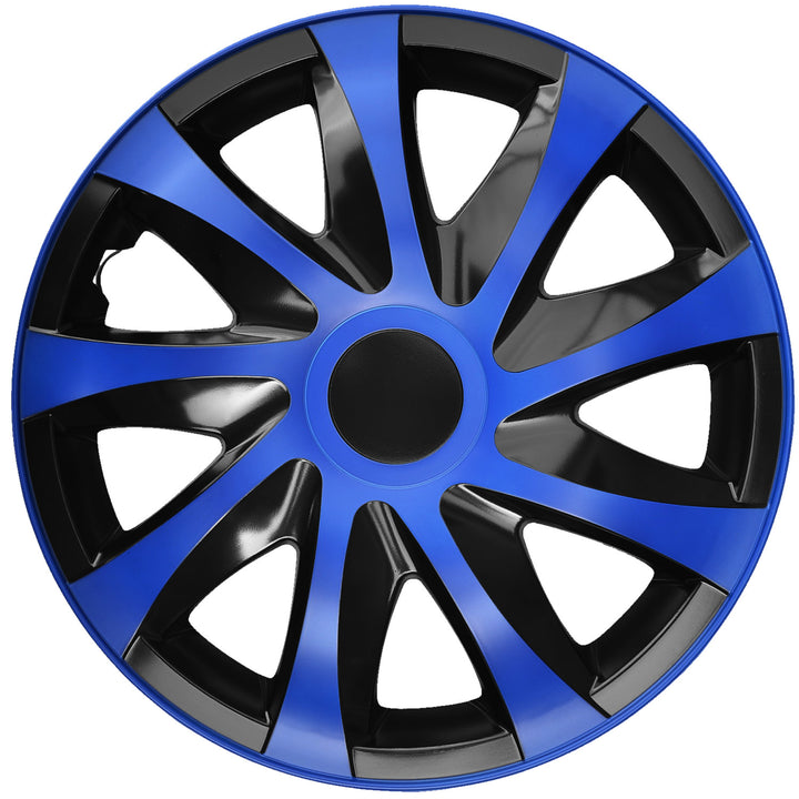 Universal Radkappe 13" NRM Draco blau/schwarz 1 Stück