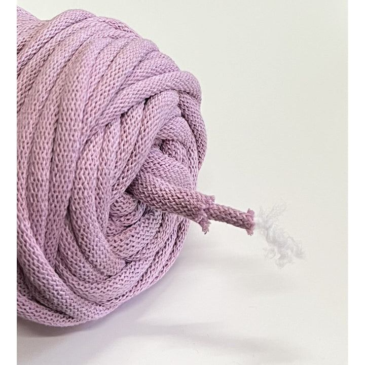 WAS, Baumwollkordel mit Polyesterkern, geflochten, 9mm, 50m, Schmutzig Rosa
