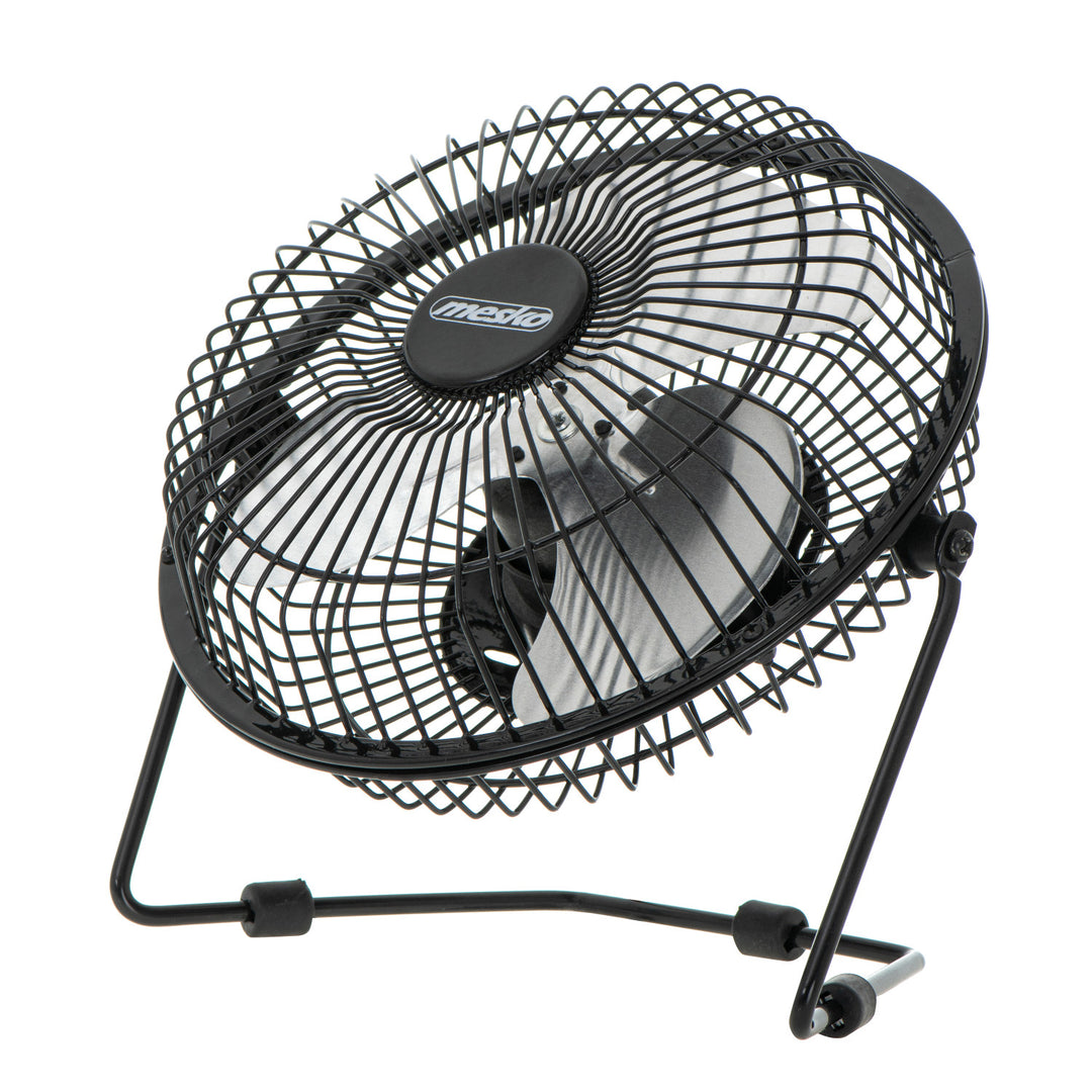 Mesko-Tischventilator, Durchmesser 15 cm, USB-Stromversorgung, vertikale Schwenkfunktion, MS 7322