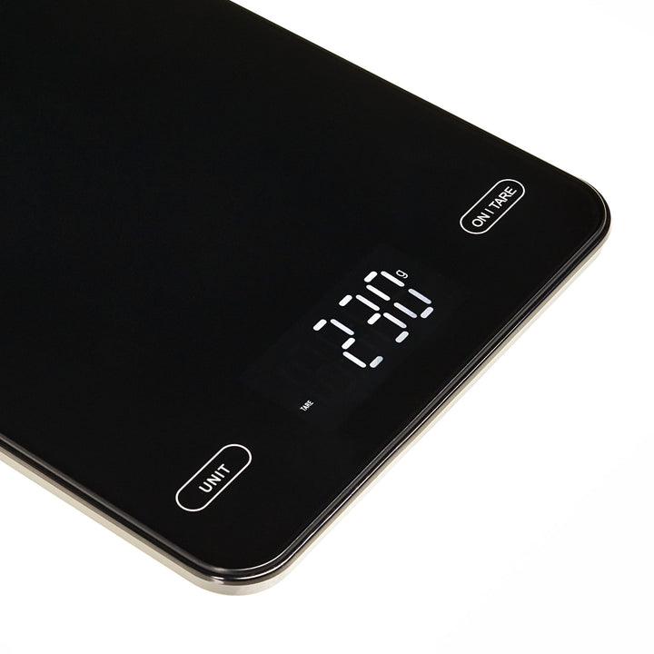 Küchenwaage, Adler, schwarz, 10 kg, über USB aufladbar, AD 3177