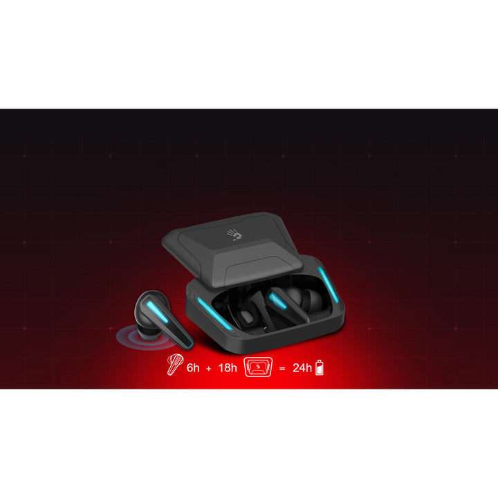 Bloody Wireless Headphones, Bluetooth 5.2, TWS, Ladeetui, Schwarz/Blau, M70