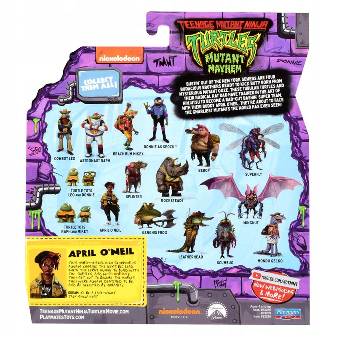 April O'Neil Figur mit Zubehör Ninja Turtles Warriors