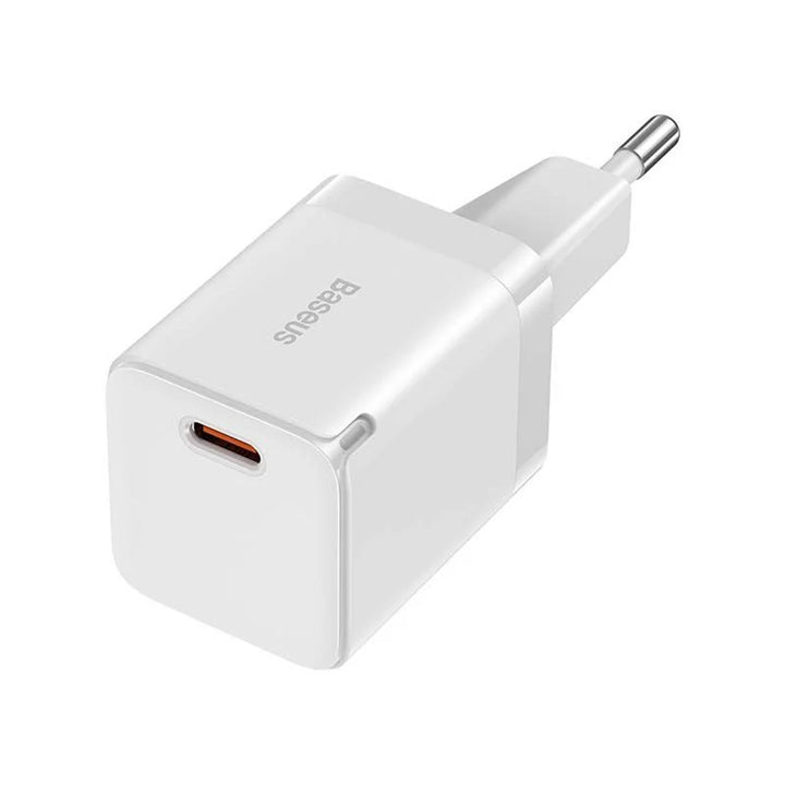 Baseus schnelles Netzladegerät, 30W, USB-C, weiß, GaN3