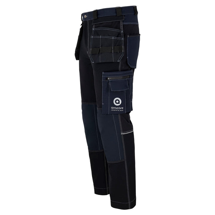 Avacore Bundhose, Stretch, Cordura, schwarz und marineblau, Größe 64, Avaflex