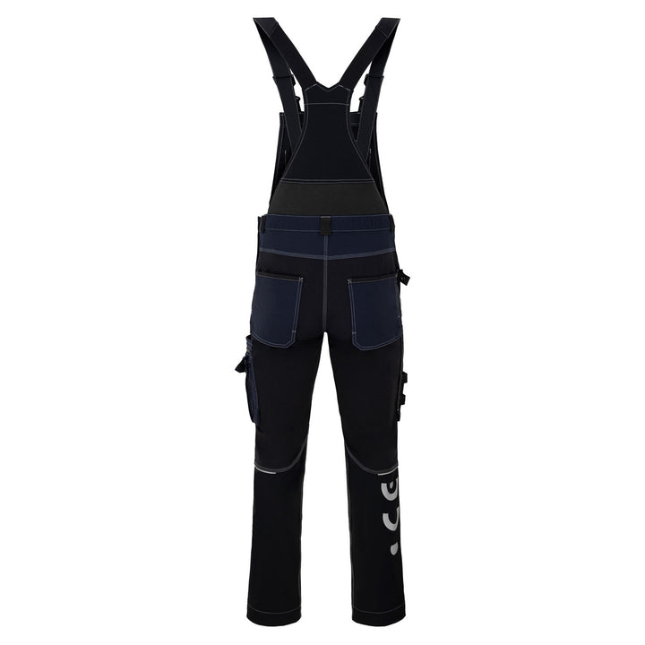 Avacore Latzhose, Stretch, Cordura, schwarz und marineblau, Größe 46, Avaflex