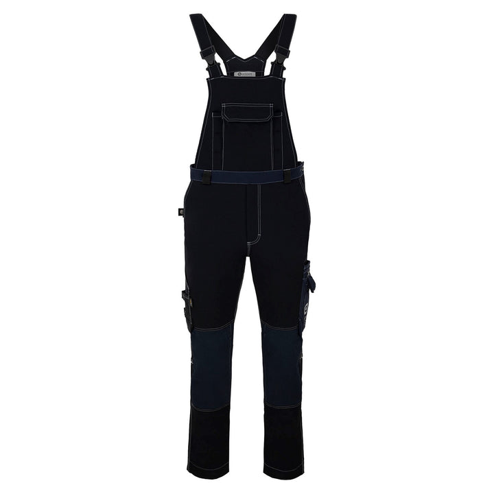 Avacore Latzhose, Stretch, Cordura, schwarz und marineblau, Größe 48, Avaflex