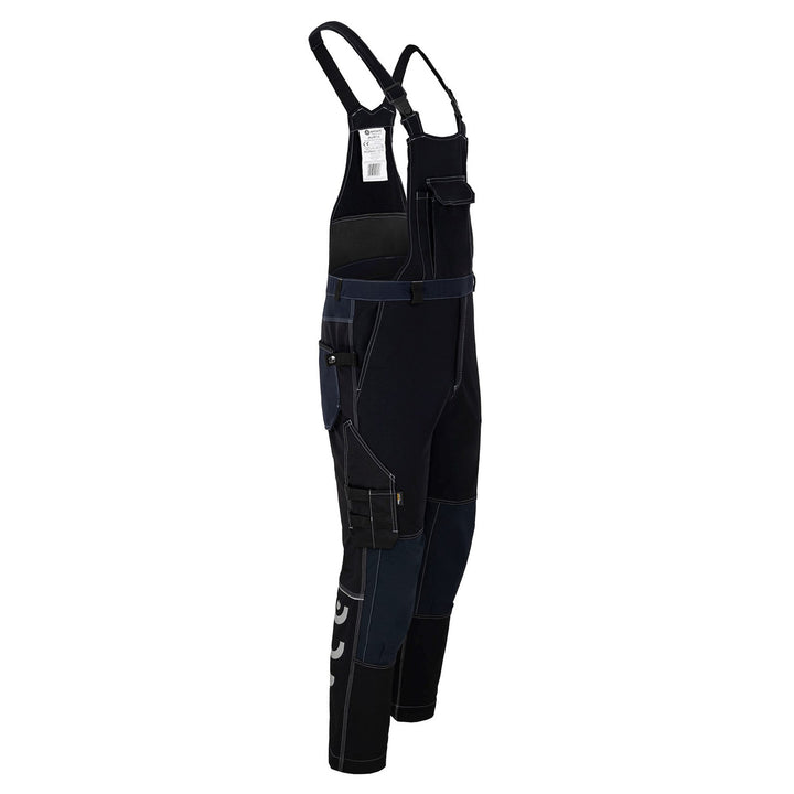 Avacore Latzhose, Stretch, Cordura, schwarz und navy blau, Größe 50, Avaflex