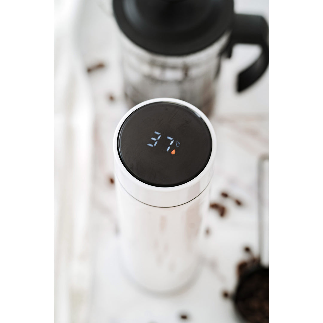 Adler Thermoskanne, LED-Touchdisplay, Fassungsvermögen 473 ml, Farbe Weiß, AD 4506