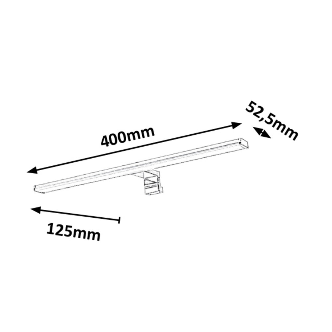 Rabalux Badezimmerleuchte, 8W LED, IP44, Chromdesign, Levon