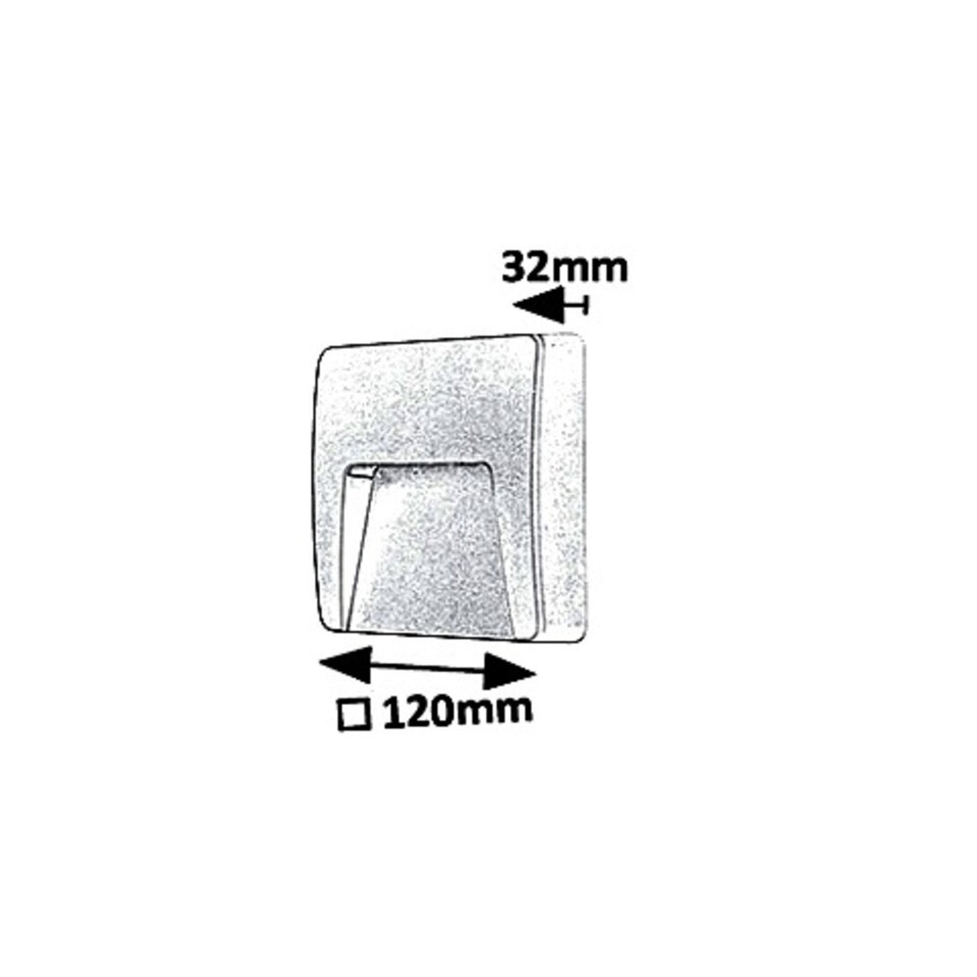 Rabalux Wandleuchte, außen, IP65, LED 3W, weiß, Trento