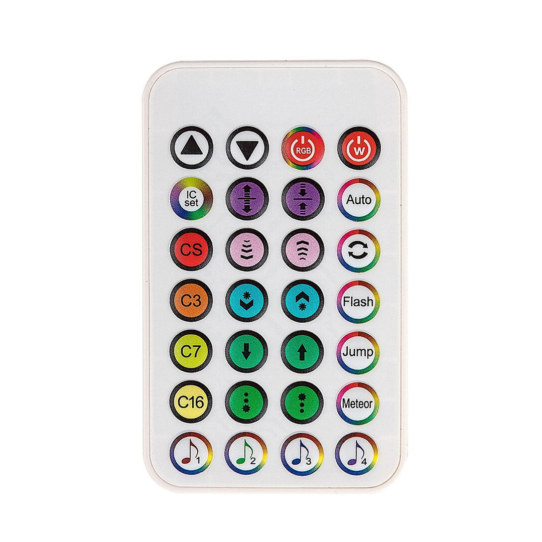 Rabalux Stehleuchte, Stehleuchte, 5W LED, RGB, schwarz, Paco