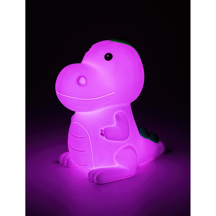Rabalux Kinderlampe, Dinosaurier, LED RGB, warmweiß, IP20