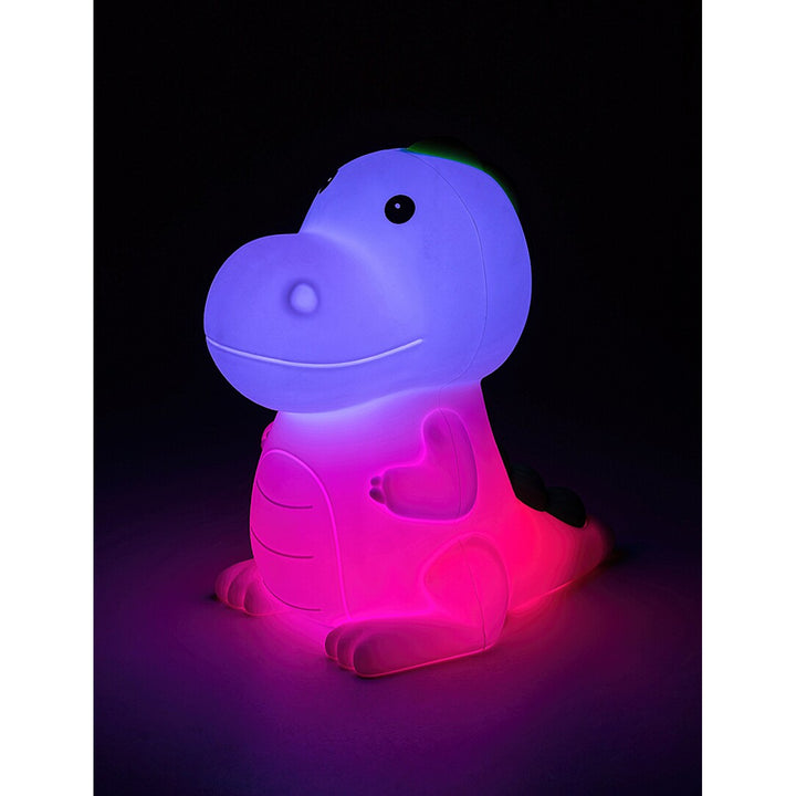 Rabalux Kinderlampe, Dinosaurier, LED RGB, warmweiß, IP20
