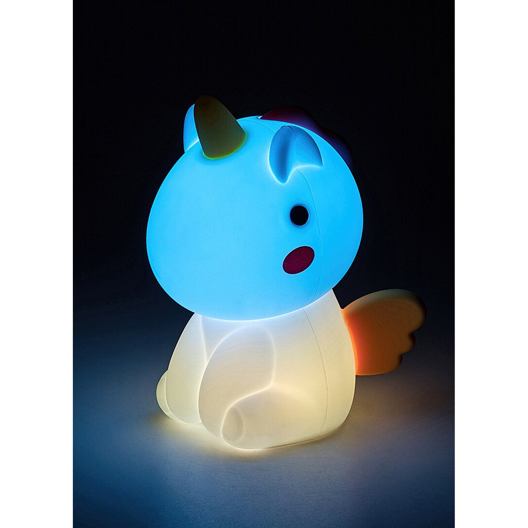 Rabalux Kinderlampe, Einhorn, LED RGB, warmweiß, IP20, Unicoo