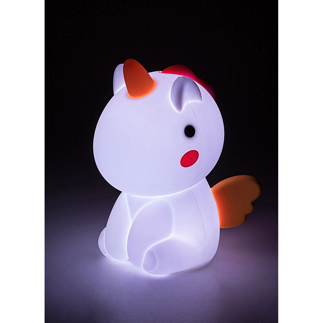 Rabalux Kinderlampe, Einhorn, LED RGB, warmweiß, IP20, Unicoo