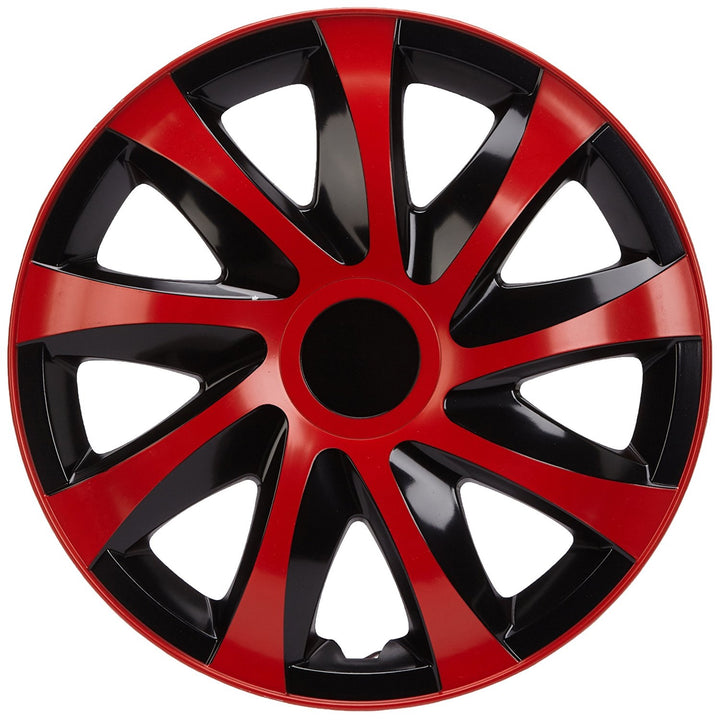 NRM Draco 15'' Universal Radkappe rot/schwarz 1 Stück